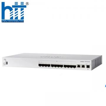 Switch Cisco Catalyst C1300-12XS 12x SFP+, 2x 10G copper combo with 2x SFP+