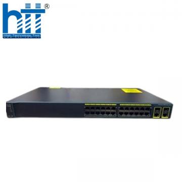 WS-C2960+24LC-S Cisco Catalyst 2960 Plus 24 10/100 (8 PoE) 2 T/SFP LAN Lite