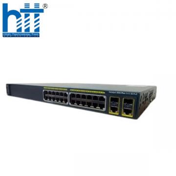 WS-C2960+24PC-S Cisco 2960 Plus 24 10/100 PoE, 2 T/SFP LAN Lite