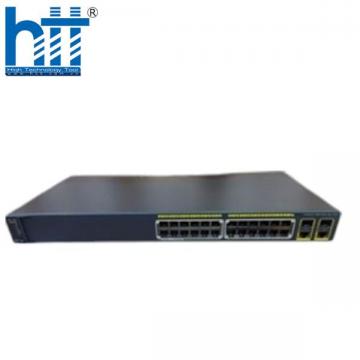 WS-C2960+24PC-L Cisco Catalyst 2960 Plus 24 10/100 PoE, 2 T/SFP LAN Base