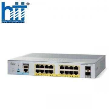 WS-C2960L-16PS-LL Cisco Catalyst 2960L 16 Ports GigE PoE+, 2x 1G SFP, LAN Lite