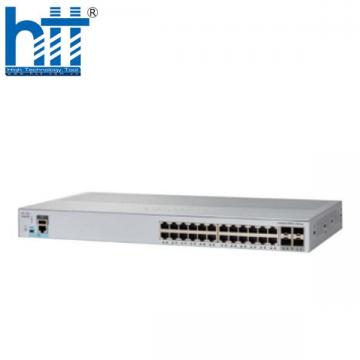 WS-C2960L-24TQ-LL Cisco Catalyst 2960L 24 Ports GigE 4 x 10G SFP+ LAN Lite