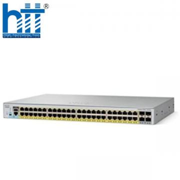 WS-C2960L-48PQ-LL Cisco Catalyst 2960L 48 Port PoE, 4 x 10G SFP+ LAN Lite