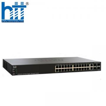 SG350-28-K9-EU Switch Cisco 24 Ports GE, 2 SFP slots, 2 combo M-GBIC