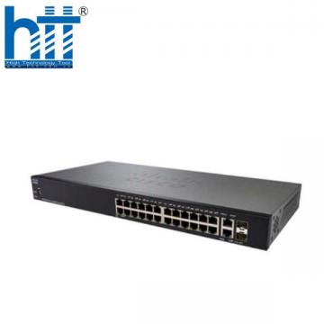 Switch Cisco SG250-26-K9-EU 24 10/100/1000 Ports, 2 RJ45/SFP Uplink