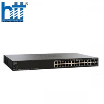 Switch Cisco SG350-28-K9 24 Ports GE, 2 SFP slots, 2 combo M-GBIC