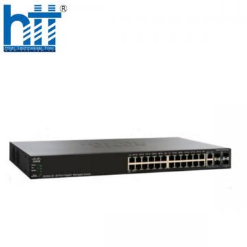 Switch Cisco SG350-28MP-K9-EU 24 PoE+ Ports 382W 2 RJ45/SFP + 2 SFP