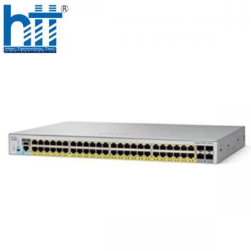 WS-C2960L-SM-48PS Cisco Catalyst 2960L 48 port GigE PoE+ 370W, 4 x 1G SFP LAN Lite