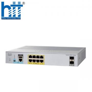 WS-C2960L-SM-8PS Cisco Catalyst 2960L Smart Managed 8 port GigE PoE+ 67W