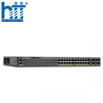 WS-C2960XR-24PD-I Cisco Catalyst 2960XR Stackable 24 PoE+ 370W, 2 SFP+, IP Lite