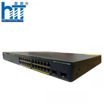 WS-C2960X-24PD-L Cisco Catalyst 2960X Stackable 24 Port GE, 2 SFP+ LAN Base