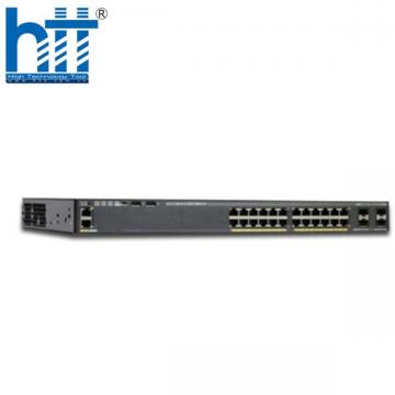 WS-C2960X-24TD-L Cisco Catalyst 2960X Stackable 24 Ports GE, 2 SFP+, LAN Base