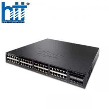 WS-C3650-48FQM-E Cisco Catalyst 3650 48 Ports PoE+, 4x10G Uplink IP Services