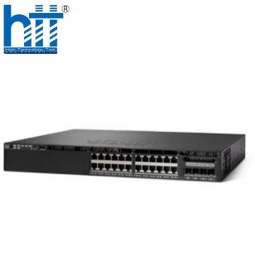 WS-C3650-8X24PD-S Cisco Catalyst 3650 24 Ports PoE+ (8 mGig), 2 SFP+, IP Base