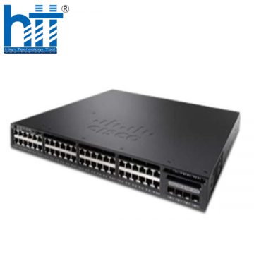 WS-C3650-48FQ-S Cisco Catalyst 3650 48 Ports GE PoE+, 4x10G Uplink, IP Base