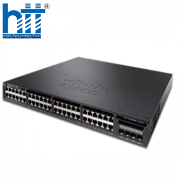 WS-C3650-48FS-E Cisco Catalyst 3650 48 Ports GE PoE+, 4x1G Uplink IP Services