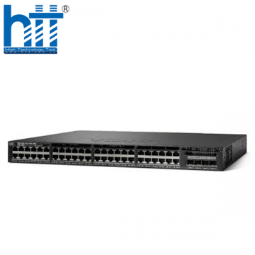 WS-C3650-48PQ-S Cisco Catalyst 3650 48 Ports GE PoE+ 4x10G Uplink IP Base