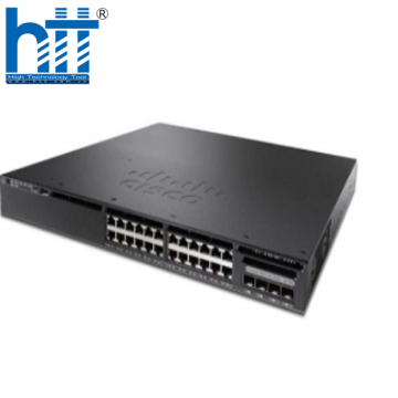 WS-C3650-24PDM-S Cisco Catalyst 3650 24 Ports GE PoE+ 390W, 2x10G Uplink IP Base