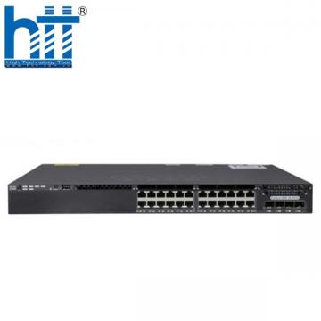 WS-C3650-24PD-L Switch Cisco Catalyst 3650 24 Ports GE PoE+, 2x10G Uplink LAN Base