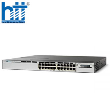WS-C3750X-24P-E Cisco Catalyst 3750X 24 Port PoE IP Services