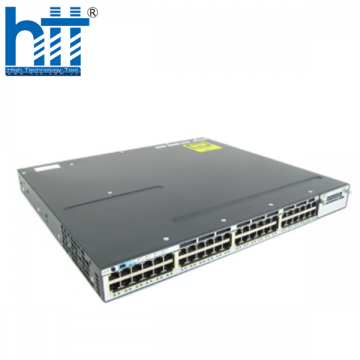 WS-C3750X-48P-L Cisco Catalyst 3750X 48 Ports PoE+, LAN Base