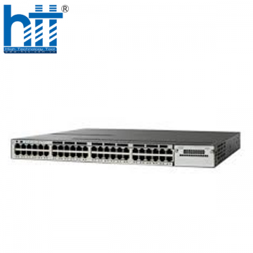 WS-C3850-48P-E Cisco Catalyst 3850 Stackbale 48 Port PoE+ IP Services