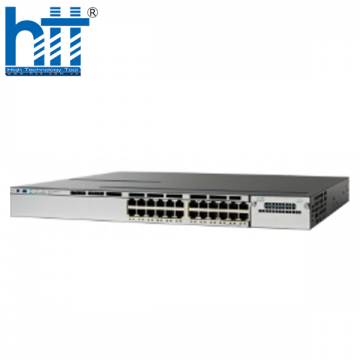 WS-C3850-24P-E Cisco Catalyst 3850 Stackable 24 Port PoE+ IP Services