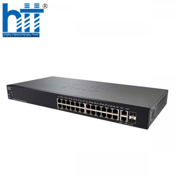 Switch Cisco SG250-26-K9 24 10/100/1000 Ports, 2 RJ45/SFP Uplink