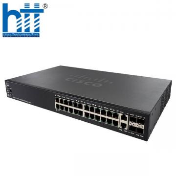 Switch Cisco SF550X-24MP 24 10/100 PoE+ Ports 382W 4x10 Uplink