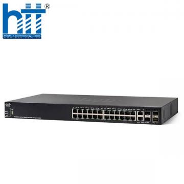 Switch Cisco SG350X-24MP-K9 24 PoE+ Ports 382W, 4 x 10 GE Uplink