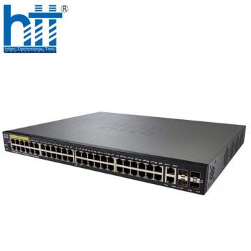 Switch Cisco SF350-48P 48 ports PoE+ 382W, 4GE UPlink