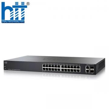 Switch Cisco SG200-26P 24 Ports GE (12 Ports PoE 100W) 2x1GE Uplink