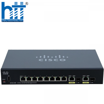 Switch Cisco SF352-08MP-K9 8 FE Ports 128W 2GE Copper/SFP Combo
