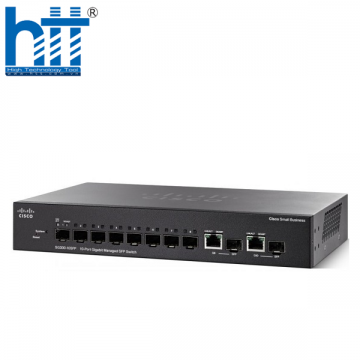 Switch Cisco SG350-10SFP-K9 8 SFP Gigabit slots, 2GE Uplink