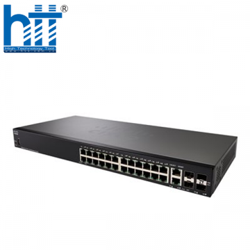 Switch Cisco SF250-24 24 FE Ports 2 GE RJ45/SFP + 2 SFP Ports