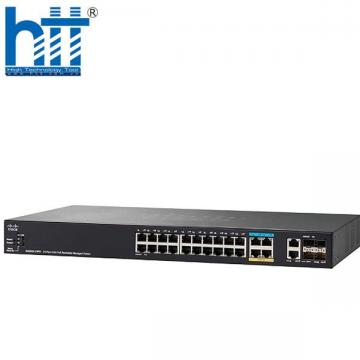 Switch Cisco SG350X-24PD-K9 24 PoE+ Ports 375W, 4 x 10 GE Uplink
