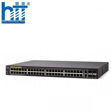Switch Cisco SG350-52MP-K9 48 PoE 740W, 2GE Copper/SFP Combo, 2 SFP