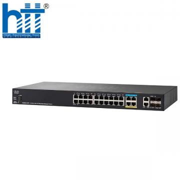 Switch Cisco SG350X-24PD-K9-EU 24 PoE+ Ports 375W, 4 x 10 GE Uplink