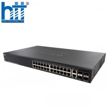 Switch Cisco SG350X-24MP-K9-EU 24 PoE+ Ports 382W, 4 x 10 GE Uplink