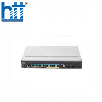 Switch Cisco SG350X-8PMD-K9-EU 8 Ports PoE+ 240W, 2x10GBase-T/SFP+