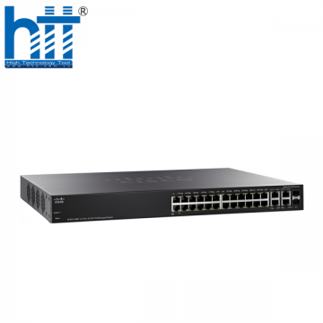 Switch Cisco SF250-24HP-K9 24 PoE+ 185W, 2GE RJ45/SFP, 2 SFP Ports