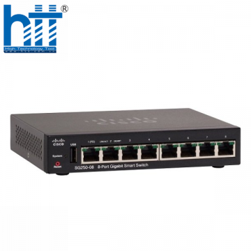 Switch Cisco SG250-08-K9 8 10/100/1000 Ports 1