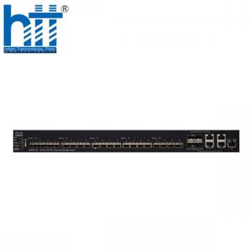 Switch Cisco SX550X-24F 20x 10 GE SFP+ slots, 4x combo 10 GE copper/SFP+