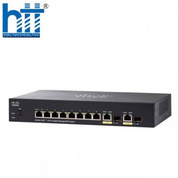 Switch Cisco SG350-10MP-K9-EU 8 Ports PoE 128W, 2GE Uplink