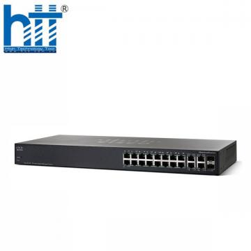 Switch Cisco SG350-20-K9-EU 16 GE Ports, 2 Copper/SFP Combo, 2 SFP