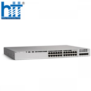C9200L-24PXG-4X-E Switch Cisco Catalyst 9200L 24-port (8xmGig, 16x1G, 4x10G) PoE+, Network Essentials