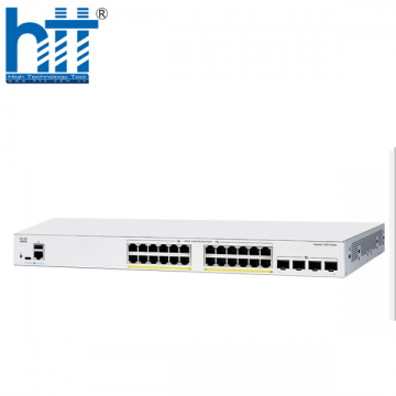C1000-24PP-4G-L Cisco Catalyst 1000 with 24 Ports GE (12 Ports PoE+), 4 SFP Uplink