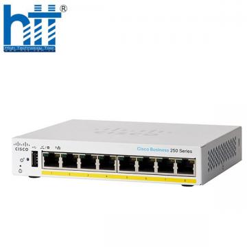 CBS250-8PP-D-EU Switch Cisco Business 250 Series 8 Port Gigabit PoE Smart